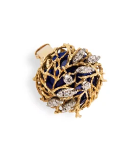 Alternative view of Design-Emaille-Diamantring