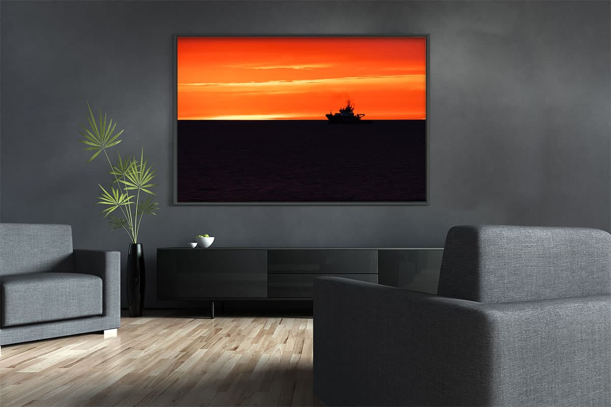 MS Baltic im Sonnenuntergang – Bild 3