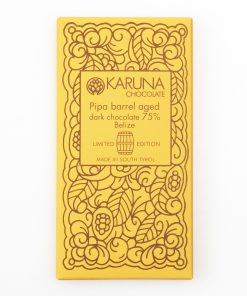 Alternative view of Karuna Belize 75% bio, Pipa barrel aged 60g